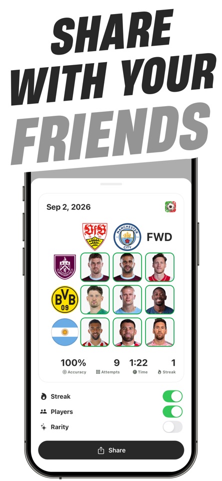 Kickgrid: Soccer Grid Quiz screenshot 5