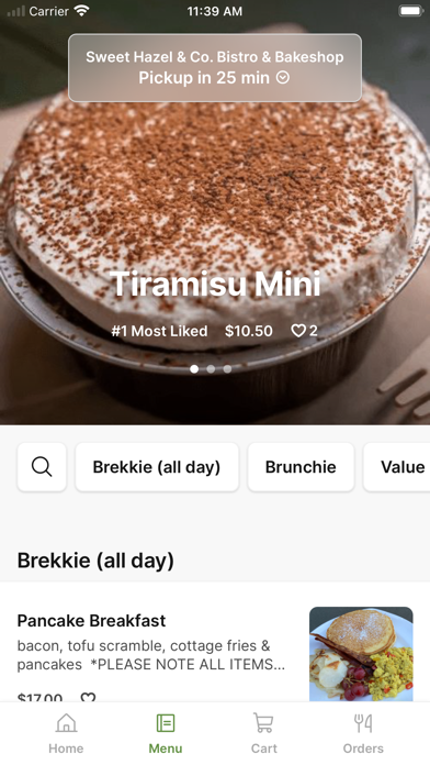 Sweet Hazel & Co. iPhone screenshot 2 - Food & Drink app