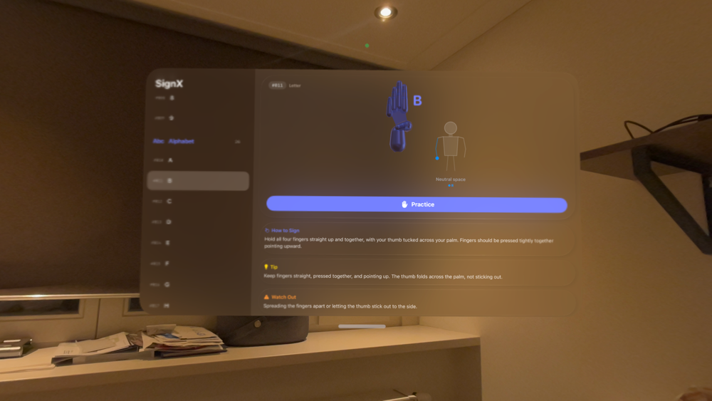 SignX - Sign Language Tutor screenshot 3
