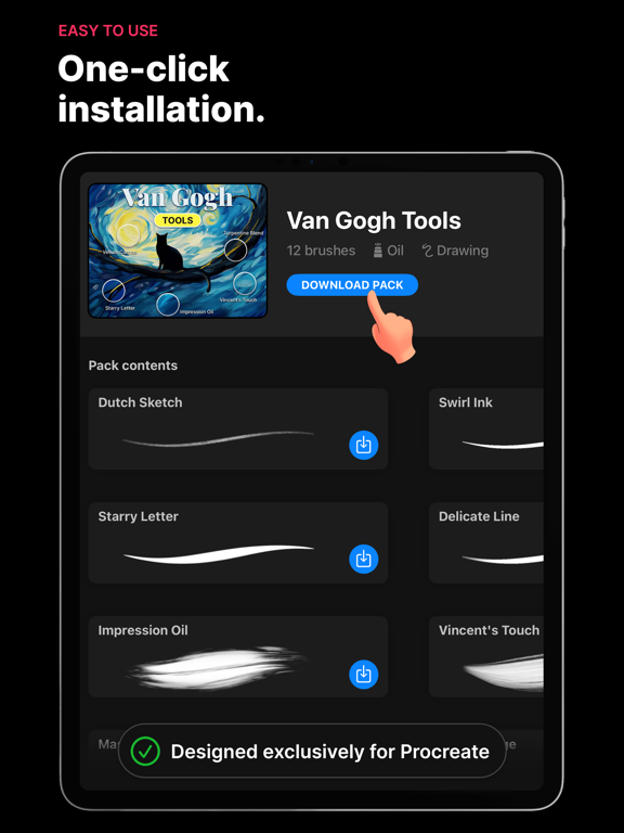 Screenshot #5 pour Artist Brushes pour Procreate