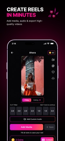 ReelVids: Video & Reels Editor screenshot