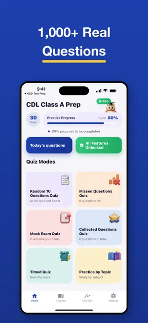 CDL Class A Practice Test screenshot 2