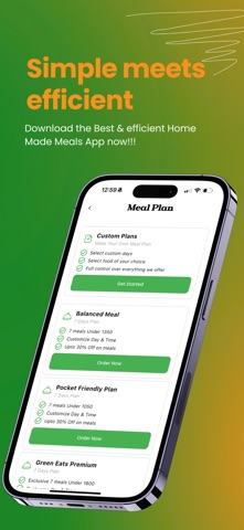 GreenEats - Homemade Meals Screenshot 5 of 6