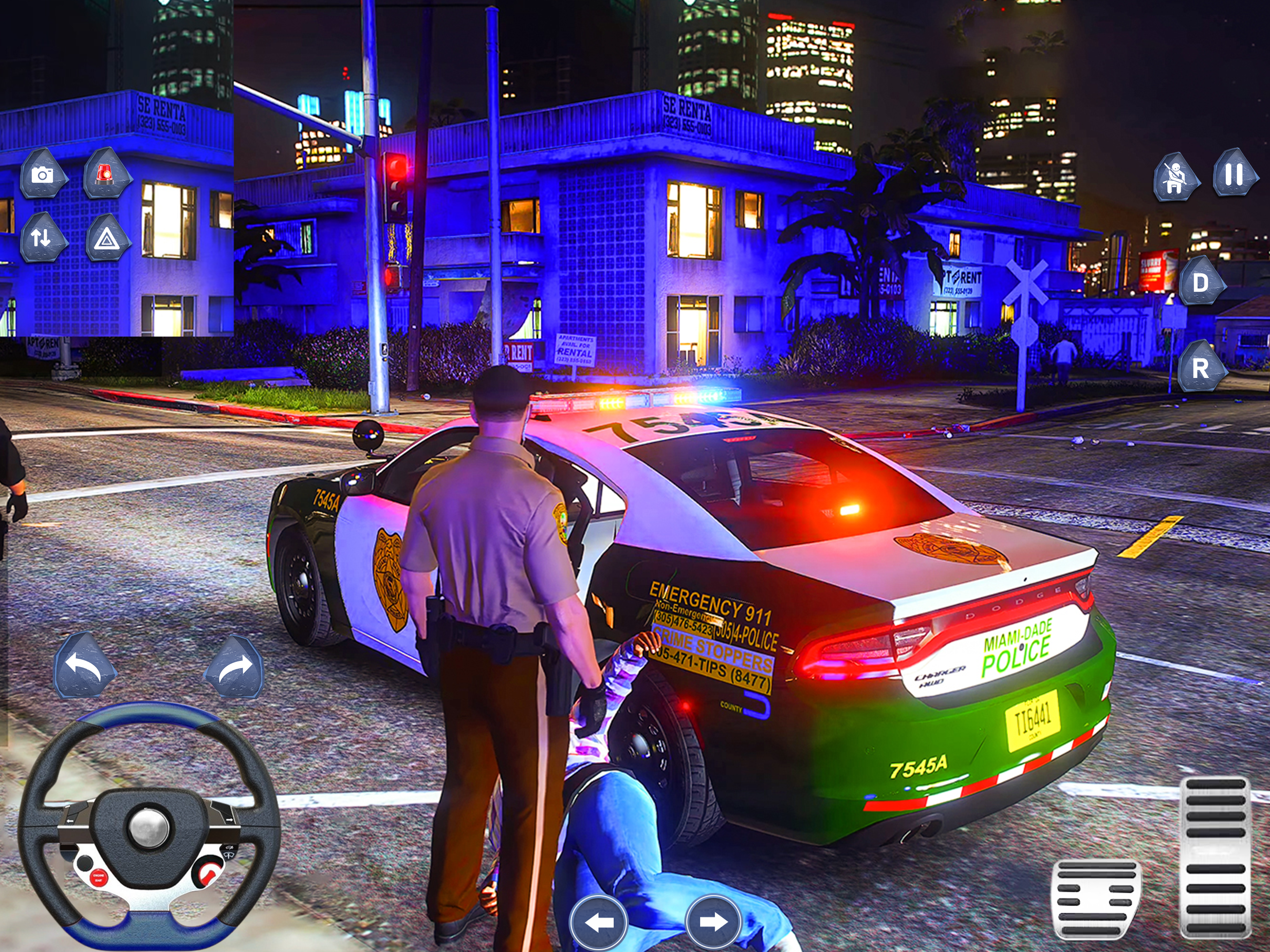 Police Car Driving Chase Games screenshot 12