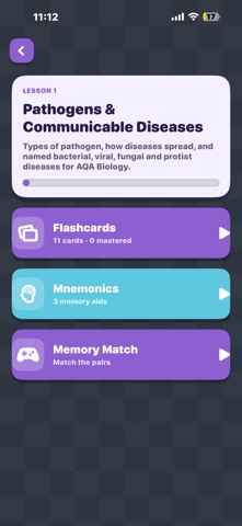 GCSE Biology Game iPhone screenshot