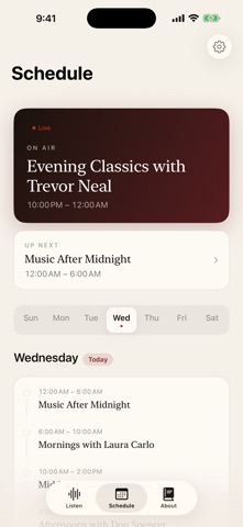 WSCS Classical 90.9 Screenshot 2 of 5