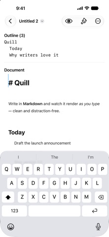 Quill Markdown Editor screenshot