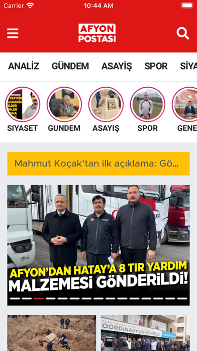 Afyon Postası Haber Screenshot