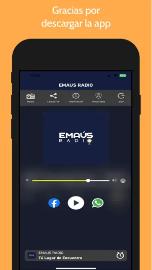 Emaús Radio screenshot 1