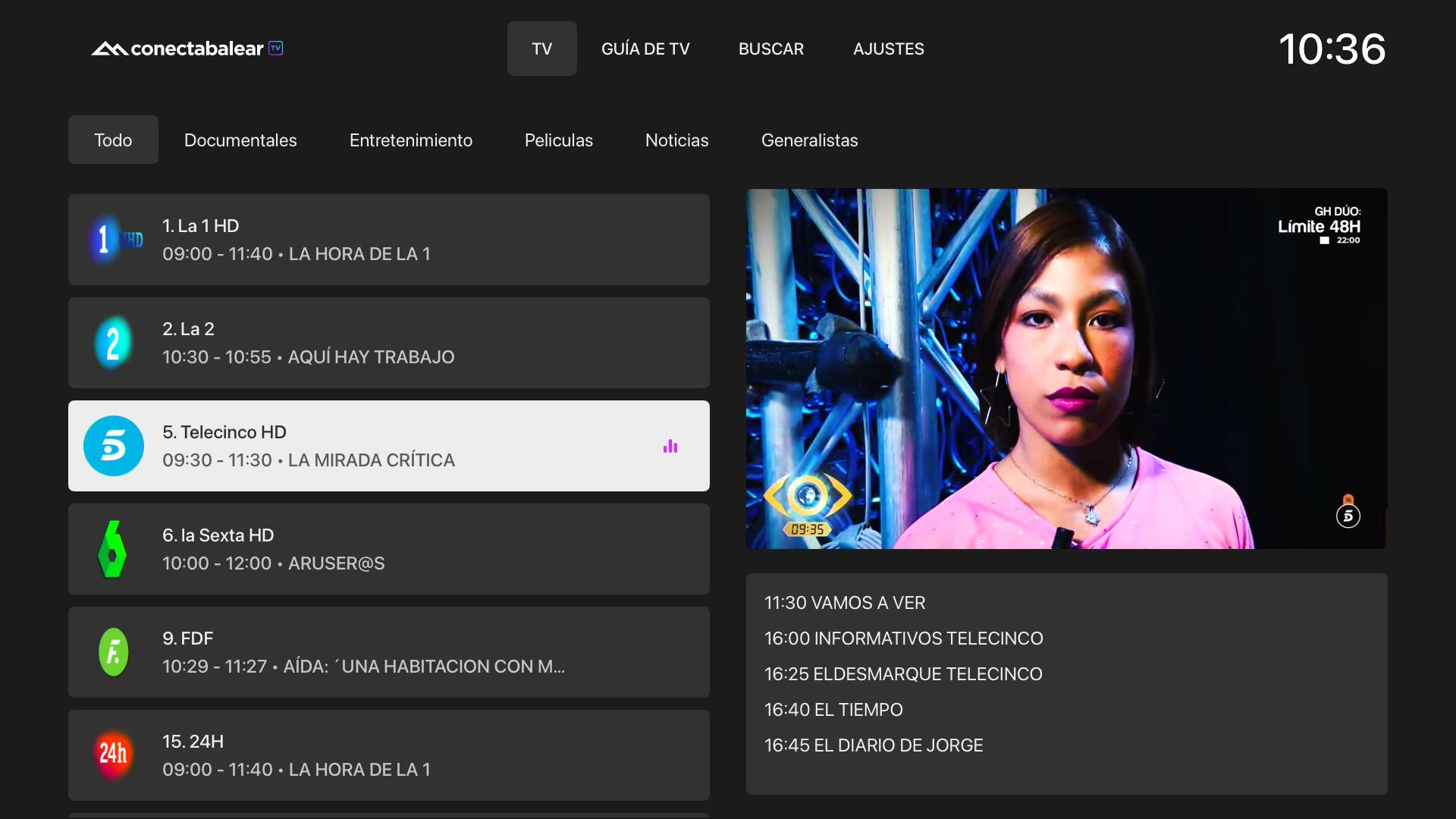 ConectaBalear TV screenshot 11