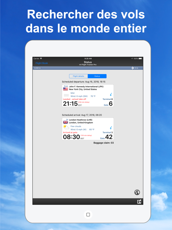 Screenshot #4 pour Flight Tracker Pro | Fly Radar
