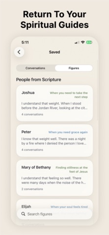 Holy Chat: With Bible Prophets iPhone screenshot