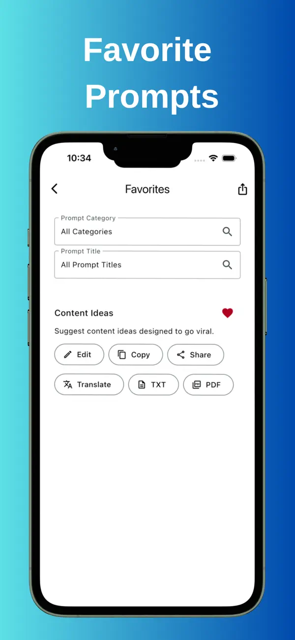 AI Prompts Library: Offline Screenshot 4