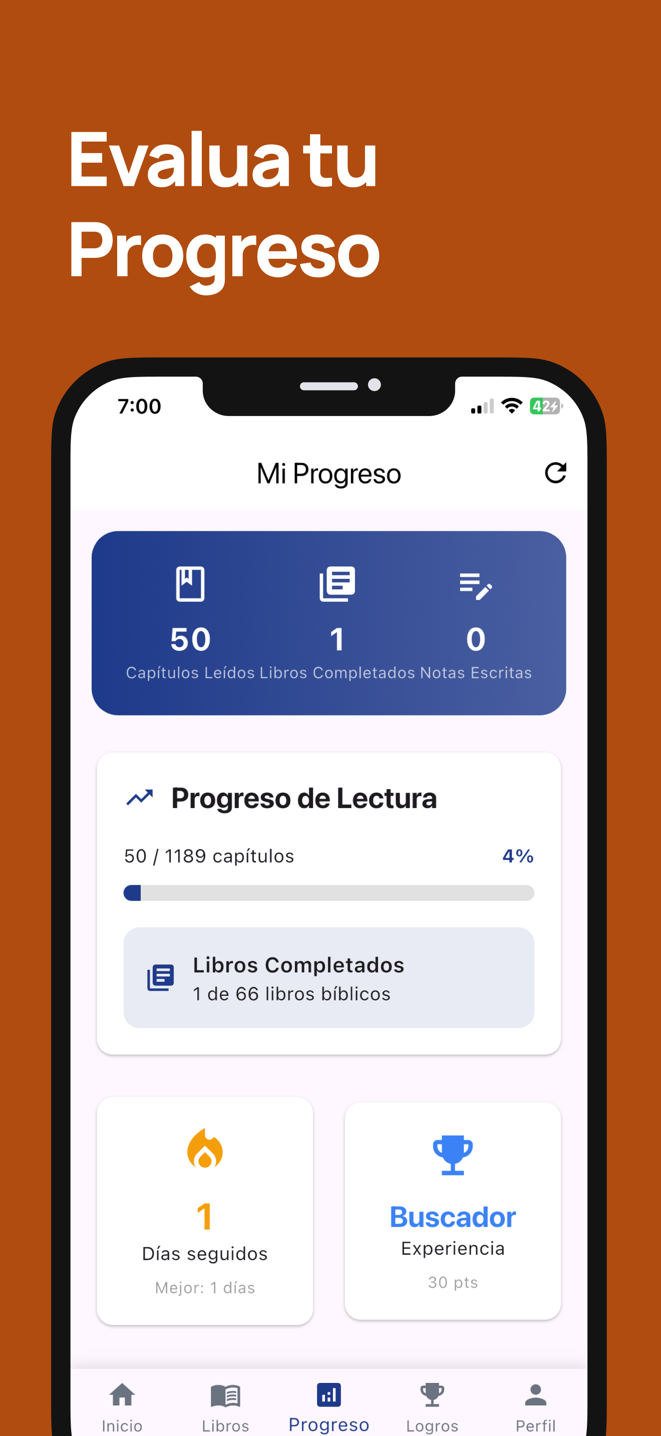 Leyendo Biblia - Tracking