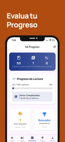 Leyendo Biblia - Tracking screenshot