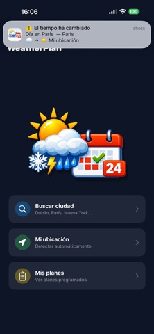 WheatherPlan screenshot