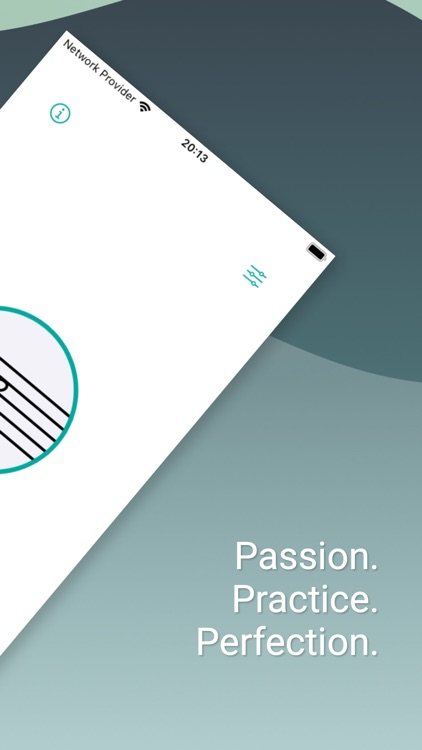 Random music notes generator