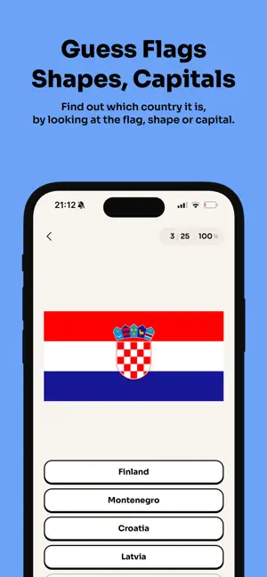 Geotrivia: Geographie Spiele iPhone screenshot 5