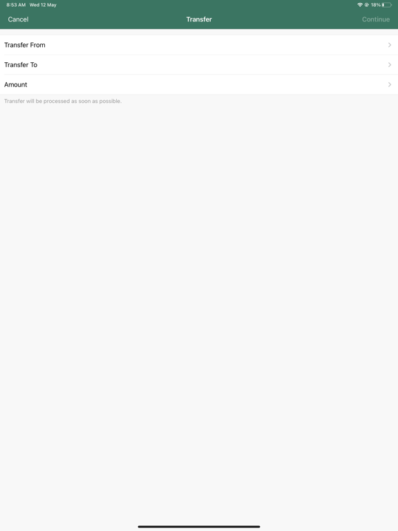 FNB Waverly Mobile iPad screenshot 5 - Finance app
