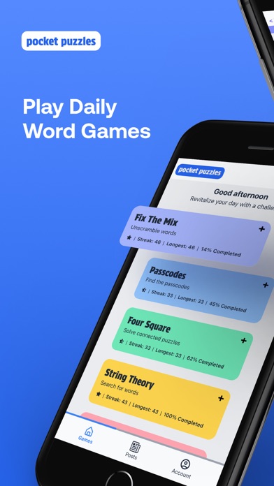 Pocket Puzzles: Word Games Screenshot