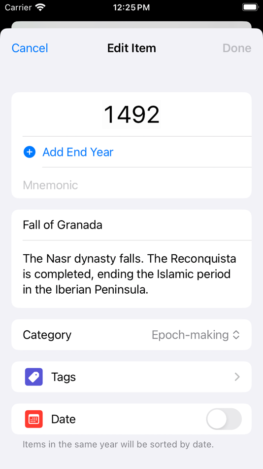 #6. Epoch: History Notes (iOS) 由: Shu Kyogoku