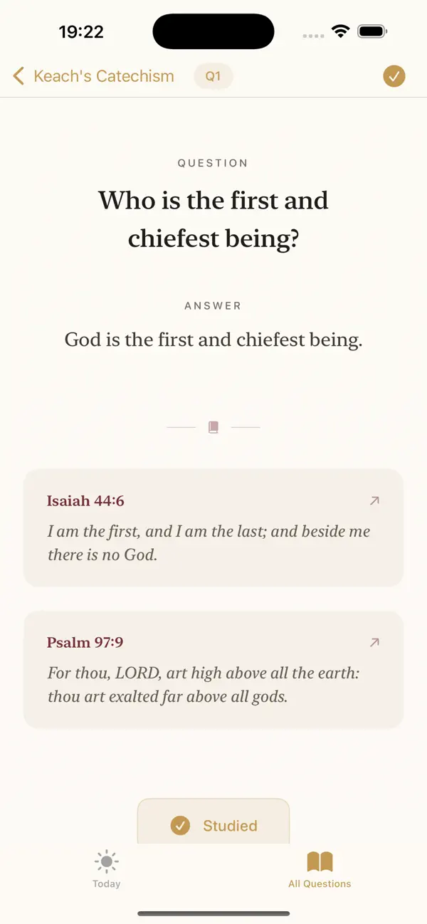 #3. Catechize (iOS) Ved: AM8 B.V.