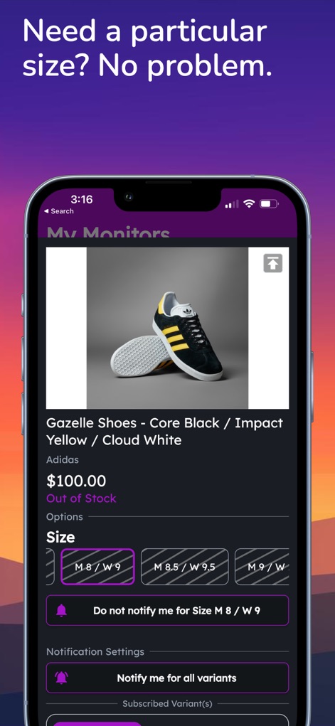 Inventory Bot - Shopping App | MWM