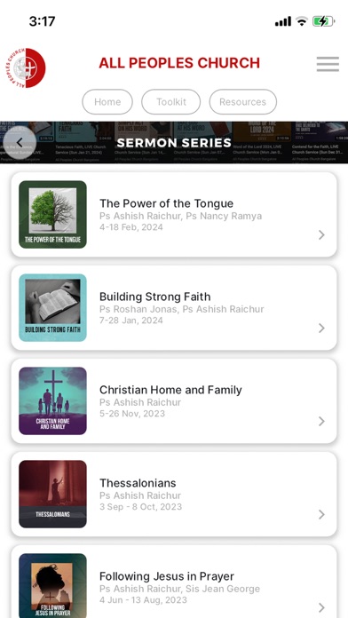All Peoples Church Bangalore Screenshot