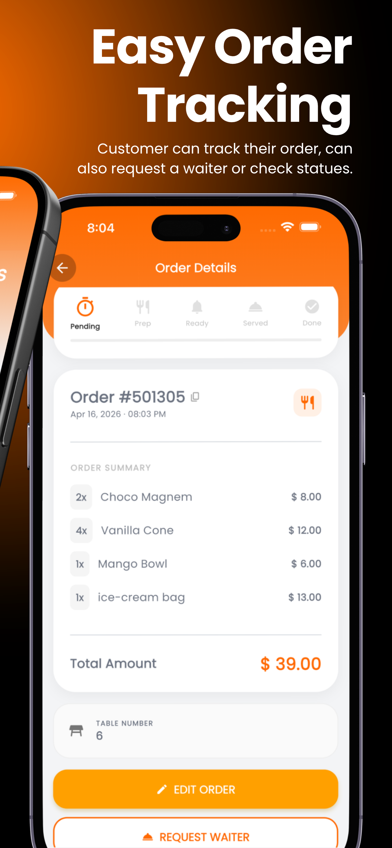 Dinease – Scan. Sit. Order.