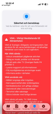 Skyddsrum i Sverige iPhone screenshot 6