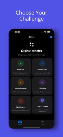 Quick Maths - Mental Mastery iPhone screenshot