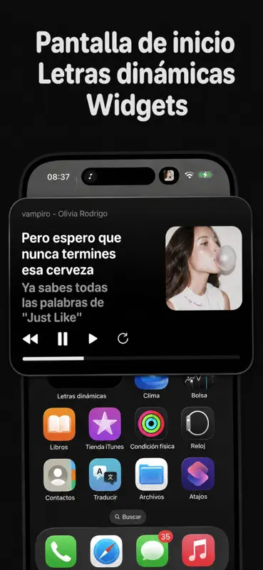Dynamic Lyrics Widget: Lyrify screenshot 5 of 6