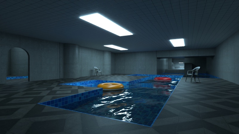 Escape Pools Horror Rooms Game screenshot 1