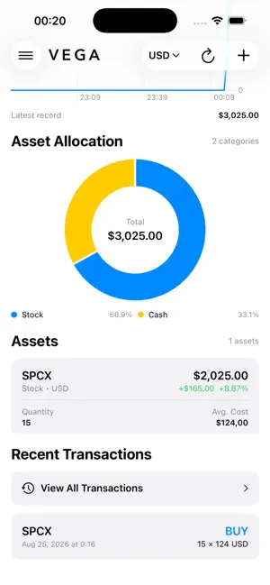 Vega Portfolio screenshot 2