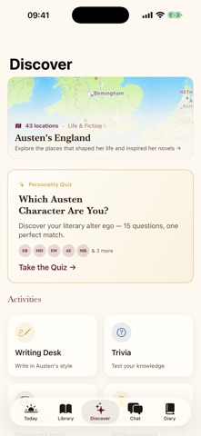 Jane Austen Companion iPhone screenshot
