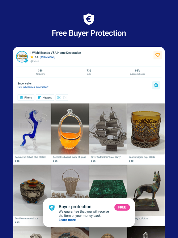 Vendora - Buy & Sell iPad screenshot 3 - Shopping app