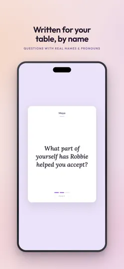Screenshot von Unfurl: Conversation Starters auf dem iPhone 2