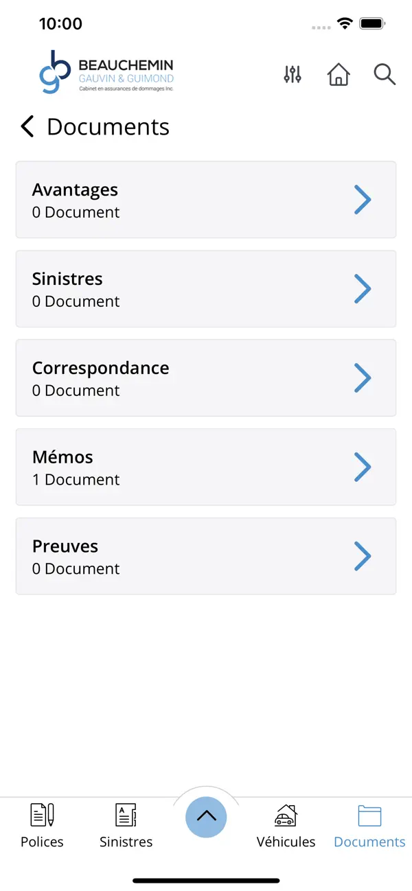 Screenshot #3 pour Assurances BGG
