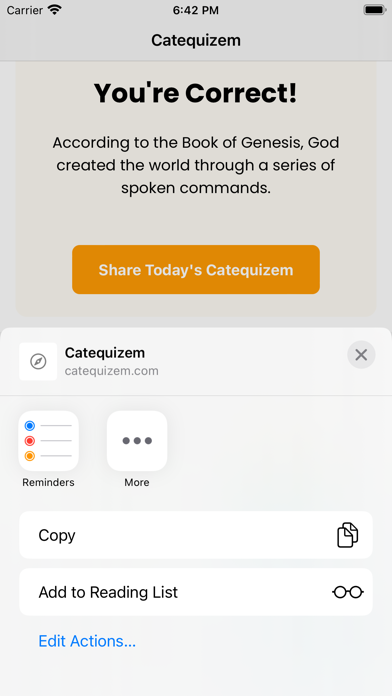 Catequizem Screenshot