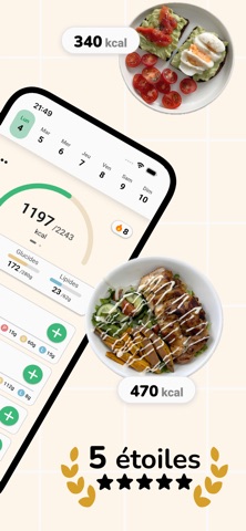 Nutrya : Compteur Calories IA screenshot