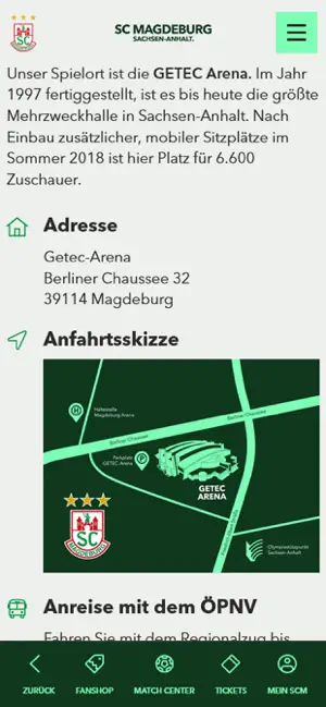 SC Magdeburg iPhone screenshot 3