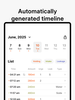 Bladderly: Smart Bladder Diary screenshot 11