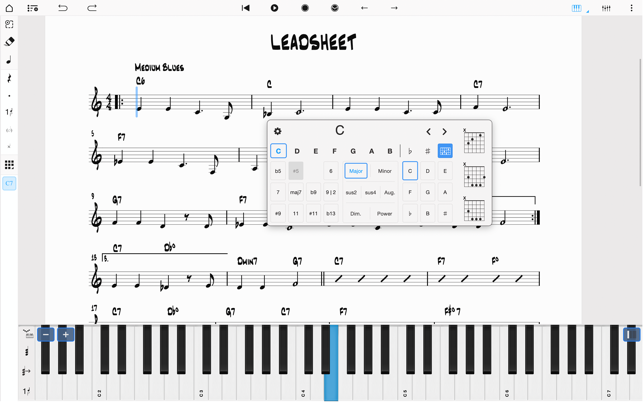 Notion: Music Notation and Tab Screenshot