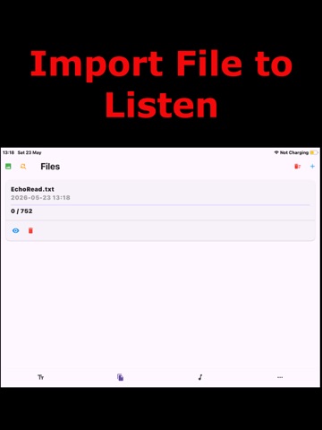 EchoReadPro iPad screenshot