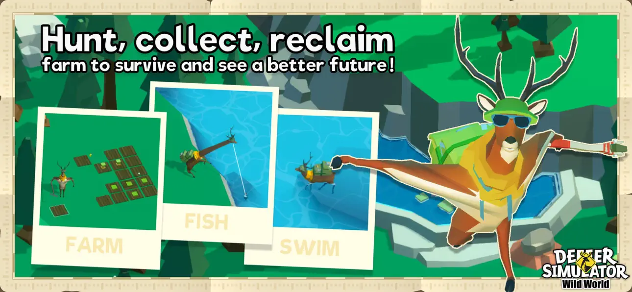 DEEEER Simulator: Wild World Hack screenshot 4 - iOS game interface
