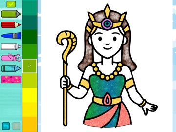 Toddler Coloring Book Game iPad screenshot