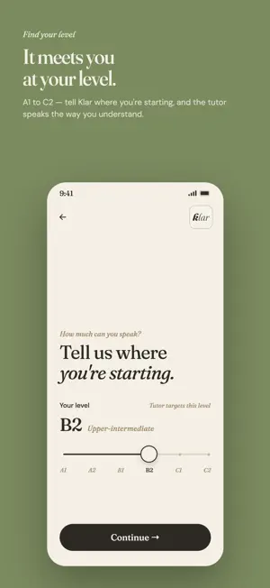 Klar Speak: AI Language Tutor screenshot 2