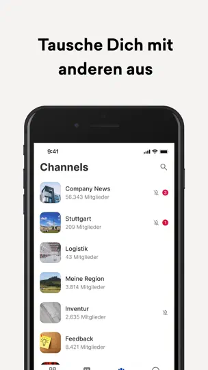Screenshot von Toom MitarbeiterApp auf dem iPhone 2