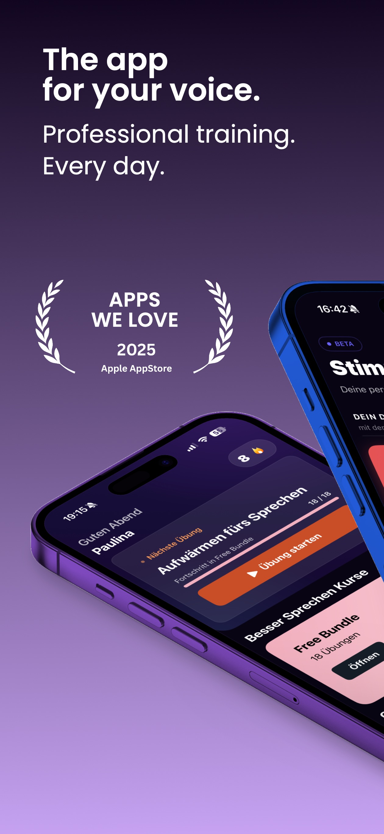 Besser Sprechen: Voicetraining