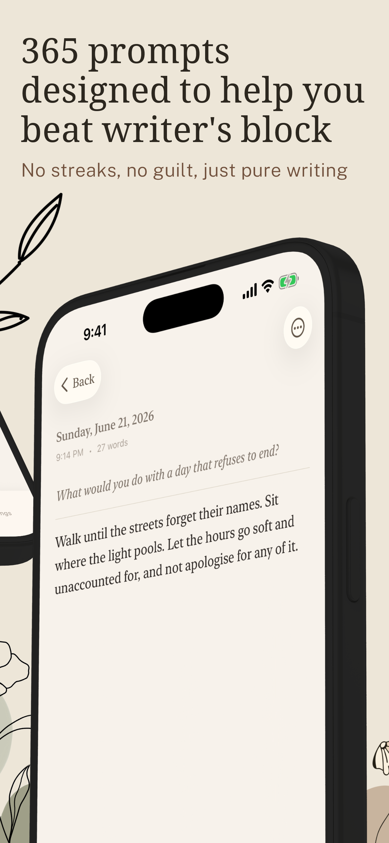 Sable – Daily Writing Prompts screenshot 3